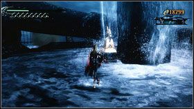 Po drodze zeskakujemy do wody z lewej strony [1] - Chapter V: The Lost Holy Grounds | Opis przejścia Bayonetta - Bayonetta - poradnik do gry