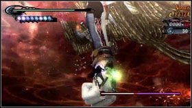 Gdy przeciwnik wzleci w górę, zacznie nas okładać pięściami [1] - Epilogue - Requiem (2) | Opis przejścia Bayonetta - Bayonetta - poradnik do gry