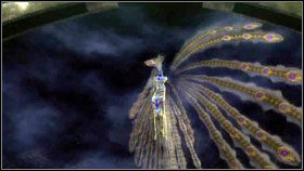 Walka odbywa się na latającym w powietrzu kawałku skały - Chapter XVI: The Lumen Sage | Opis przejścia Bayonetta - Bayonetta - poradnik do gry