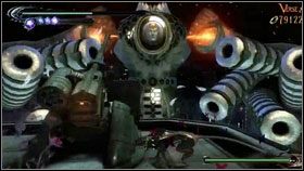 Żeby go pokonać musimy wykorzystać stojące nieopodal działka [2] - Chapter XV: A Tower of Truth (1) | Opis przejścia Bayonetta - Bayonetta - poradnik do gry