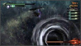 Drugi etap jest bardzo podobny, ale tym razem bijemy tylko czerwoną twarz na środku [1] - Chapter XIII: The Cardinal Virtue of Prudance | Opis przejścia Bayonetta - Bayonetta - poradnik do gry