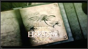 Po zakończeniu cut-scenki wbiegamy na ścianę [1], unikając spadających przedmiotów - Chapter XII: The Broken Sky | Opis przejścia Bayonetta - Bayonetta - poradnik do gry