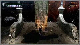 Zaraz obok powinniśmy zobaczyć zniszczony mechanizm [1] - Chapter X: Paradiso - A Sea of Stars | Opis przejścia Bayonetta - Bayonetta - poradnik do gry