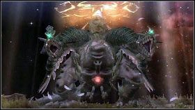 W formie pantery lub ptaka przeskakujemy na drugą stronę [1], gdzie walczymy z grupka aniołów - Chapter X: Paradiso - A Sea of Stars | Opis przejścia Bayonetta - Bayonetta - poradnik do gry