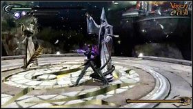 Gdy anioły zginą, wskakujemy na wyspę na środku placu [1] - Chapter X: Paradiso - A Sea of Stars | Opis przejścia Bayonetta - Bayonetta - poradnik do gry