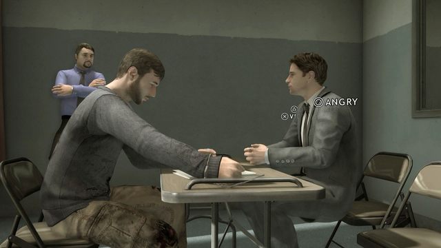 Przesłuchanie będzie krótkie, acz rzeczowe - Zbieg (Fugitive) | Opis przejścia Heavy Rain - Heavy Rain - poradnik do gry