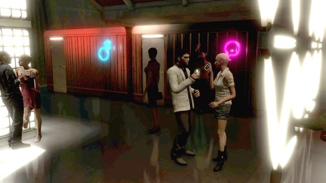 Skorzystaj z toalety i dokonaj modyfikacji wizerunku - Lala (Sexy Girl) | Opis przejścia Heavy Rain - Heavy Rain - poradnik do gry