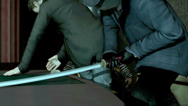 Uważaj - w tej scenie możesz zginąć, mimo iż napastnik nie jest bardzo natarczywy - Akwarium (Fish Tank) | Opis przejścia Heavy Rain - Heavy Rain - poradnik do gry