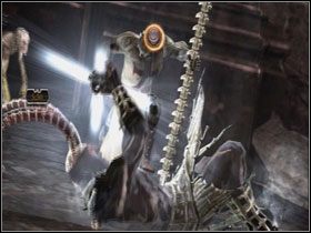 Po wybraniu Absolve demona wykończymy klikając kółko - Walka w Dantes Inferno | Porady ogólne - Dantes Inferno - poradnik do gry