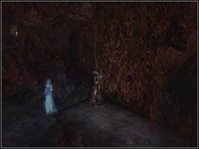 Dalej kieruj się w lewo, przeskocz z jednej skały na drugą i zejdź w dół - Opis przejścia - Shores of Acheron (2) | Kompletny opis przejscia - Dantes Inferno - poradnik do gry