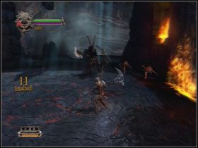 Po kolejnej potyczce zauważysz skuloną, świecącą postać - Opis przejścia - Shores of Acheron (2) | Kompletny opis przejscia - Dantes Inferno - poradnik do gry