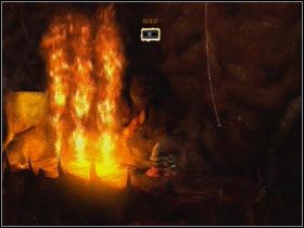 Zeskocz na pionową linę i zejdź po niej w dół - Opis przejścia - Gluttony (2) | Kompletny opis przejścia Dantes Inferno - Dantes Inferno - poradnik do gry