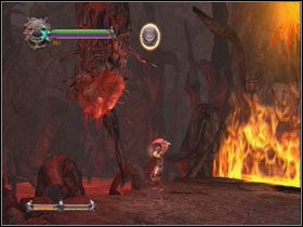 Czeka na Ciebie spora liczba ożywieńców, a także zwisająca z drzewa gałąź - Opis przejścia - Violence (2) | Kompletny opis przejścia Dantes Inferno - Dantes Inferno - poradnik do gry