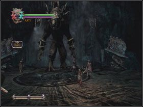 Skocz w przepaść i naciśnij R1 - Opis przejścia - Fraud (2) | Kompletny opis przejścia Dantes Inferno - Dantes Inferno - poradnik do gry