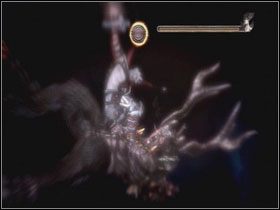 Gdy Dante złapie się Lucyfera przesuń lewy drążek w prawo , a następnie lewy drążek w lewo - Opis przejścia - Treachery | Kompletny opis przejścia Dantes Inferno - Dantes Inferno - poradnik do gry