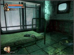 11 - Ruszamy korytarzem na wprost turreta - Inner Persephone (2) | Opis przejścia BioShock 2 - BioShock 2 - poradnik do gry