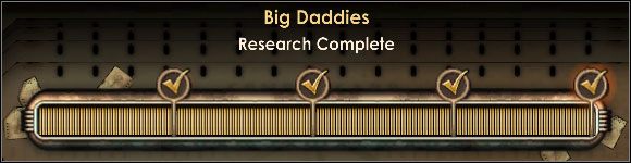 Badania nad każdym typem wroga, mogą zaowocować maksymalnie czterema profitami, które odblokowujemy w miarę wypełniania danego paska postępu - Przeciwnicy i ich badanie | Porady do BioShock 2 - BioShock 2 - poradnik do gry