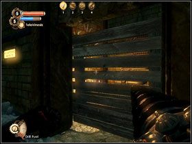 21 - Jeden z mieszkańców miasta trochę się tu zabarykadował ze swoim karabinem maszynowym - Ryan Amusements | Opis przejścia BioShock 2 - BioShock 2 - poradnik do gry