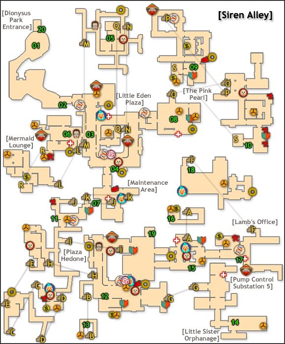 DANE POZIOMU - Siren Alley (1) | Opis przejścia BioShock 2 - BioShock 2 - poradnik do gry