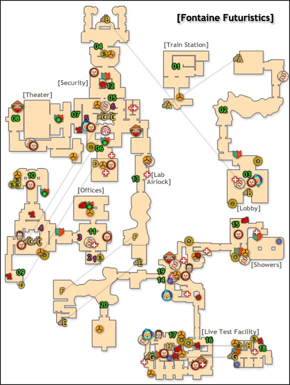 DANE POZIOMU - Fontaine Futuristics | Opis przejścia BioShock 2 - BioShock 2 - poradnik do gry
