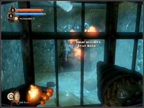 18 - Używając przycisków przy drzwiach, otwieramy wszystkie pomieszczenia - Fontaine Futuristics | Opis przejścia BioShock 2 - BioShock 2 - poradnik do gry