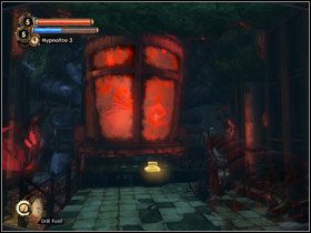 19 - przestawiamy dźwignię, staczamy większą potyczkę (kilku Splicerów, bodaj 3 Alfy), - Fontaine Futuristics | Opis przejścia BioShock 2 - BioShock 2 - poradnik do gry