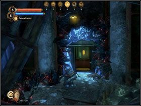 20 - Używamy klucza na stacji paliw, wchodzimy do kryjówki w skale - Fontaine Futuristics | Opis przejścia BioShock 2 - BioShock 2 - poradnik do gry