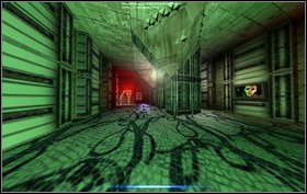 Gdy rozwalimy dwa panele wracamy do głównego pomieszczenia i skręcamy do laboratorium - Episode I - Temple - Obcy - Aliens vs Predator Classic 2000 - poradnik do gry