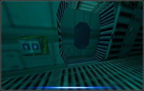 Gdy przyjrzymy się hangarowi wracamy na górę szybu - drzwi otworzą się - Episode III - Ferarco - Obcy - Aliens vs Predator Classic 2000 - poradnik do gry