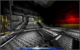 Przechodzimy przez drzwi w głębi tego pomieszczenia (nie te, których pilnuje działko) - Bonus III - Tyrargo - Obcy - Aliens vs Predator Classic 2000 - poradnik do gry