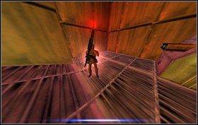 Na dole zabijamy żołnierza i usuwamy działko za wałem - szybko, bo ostrzeliwuje nas inny żołnierz - Bonus V - Fury 161 - Obcy - Aliens vs Predator Classic 2000 - poradnik do gry