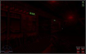 Budzimy się w prywatnej kwaterze - na ekranie zobaczymy żołnierza, który wprowadzi nas w sytuację - Episode I - Derelict - Marines - Aliens vs Predator Classic 2000 - poradnik do gry