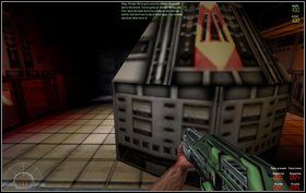 Biegniemy korytarzami aż dotrzemy do przełącznika awaryjnego za szybką - Episode I - Derelict - Marines - Aliens vs Predator Classic 2000 - poradnik do gry