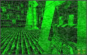 Włączamy noktowizor i przemierzamy ciemne korytarze, mijając odnogę w dół - Episode II - Colony - Marines - Aliens vs Predator Classic 2000 - poradnik do gry