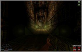 Po zniszczeniu kanistrów możemy wrócić i zabić Predatora - Bonus II - Vaults - Marines - Aliens vs Predator Classic 2000 - poradnik do gry