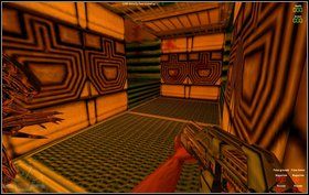 Podążamy cały czas na wprost, mijając kolejne drzwi, aż dotrzemy do jadalni - Bonus III - Ferarco - Marines - Aliens vs Predator Classic 2000 - poradnik do gry