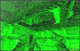 Od początku poziomu będziemy mieli do czynienia z Obcymi - po ubiciu pierwszego rozbijamy dużą szybę i wchodzimy do sąsiedniego pokoju - Bonus IV - Gateway - Marines - Aliens vs Predator Classic 2000 - poradnik do gry