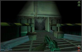 Dotrzemy do szybu z czymś co przypomina wiatraki - zlatujemy na dół uważając na Facehuggera , który się tam czai - Bonus IV - Gateway - Marines - Aliens vs Predator Classic 2000 - poradnik do gry