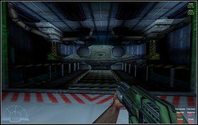 Ponownie zlatujemy na dół i szukamy kraty do szybu wentylacyjnego - Bonus IV - Gateway - Marines - Aliens vs Predator Classic 2000 - poradnik do gry