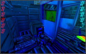 Za nimi trafimy na kolejnych żołnierzy i jeszcze jedne drzwi - otwieramy je przyciskiem przed nimi - Episode I - Waterfall - Predator - Aliens vs Predator Classic 2000 - poradnik do gry