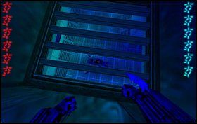 Niszczymy komputer w rogu pomieszczenia [1] a następnie kratkę po przeciwnej stronie - Episode III - Vaults - Predator - Aliens vs Predator Classic 2000 - poradnik do gry