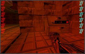 Z rury spadamy do pomieszczenia poniżej i włączamy duży przycisk, który wyłączy wiatrak - Episode IV - Fury 161 - Predator - Aliens vs Predator Classic 2000 - poradnik do gry