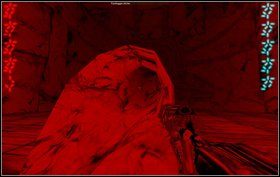 Gdy zabijemy Praetorian wracamy kawałek niżej szybem - ogień zniknął i droga jest wolna - Bonus III - Temple - Predator - Aliens vs Predator Classic 2000 - poradnik do gry