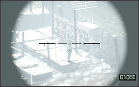 Cały wic polega na tym, żeby strzelać w momencie, kiedy będzie grzmiało - W górę rzeki (1) | Opis przejścia Battlefield Bad Company 2 - Battlefield: Bad Company 2 - poradnik do gry