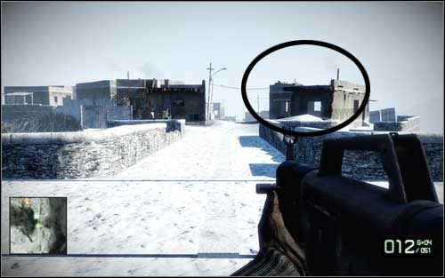 (2 ) Na dachu domku, za kamiennym mostkiem - Przekaźniki (1) | Sekrety Battlefield Bad Company 2 - Battlefield: Bad Company 2 - poradnik do gry