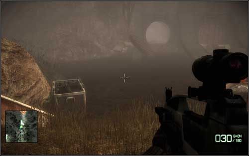 Drugi przekaźnik znajduje się na lewo od wejścia do kanałów - Przekaźniki (2) | Sekrety Battlefield Bad Company 2 - Battlefield: Bad Company 2 - poradnik do gry