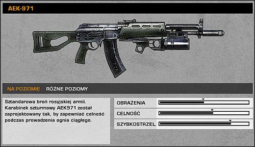 8 - Charakterystyka broni (1) | Bronie Battlefield Bad Company 2 - Battlefield: Bad Company 2 - poradnik do gry
