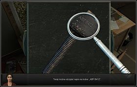 Przyjrzyj się im zatem przez lupę, a dziewczyna odczyta znajdujące się na nich oznaczenia - Mieszkanie Nicole - Jersey City - Opis przejścia - 19.10.2009 - Art of Murder: Karty Przeznaczenia - poradnik do gry