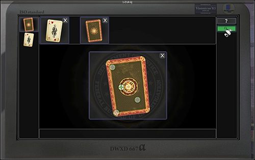 Teraz w górnej części planszy kliknij rewers - Biuro terenowe FBI - Bronx, Nowy Jork (cz. 2) - Opis przejścia - 20.10.2009 - Art of Murder: Karty Przeznaczenia - poradnik do gry