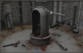 Po drabince wespnij się na podest na szczycie turbiny - Elektrownia - New Jersey (cz. 1) - Opis przejścia - 20.10.2009 - Art of Murder: Karty Przeznaczenia - poradnik do gry